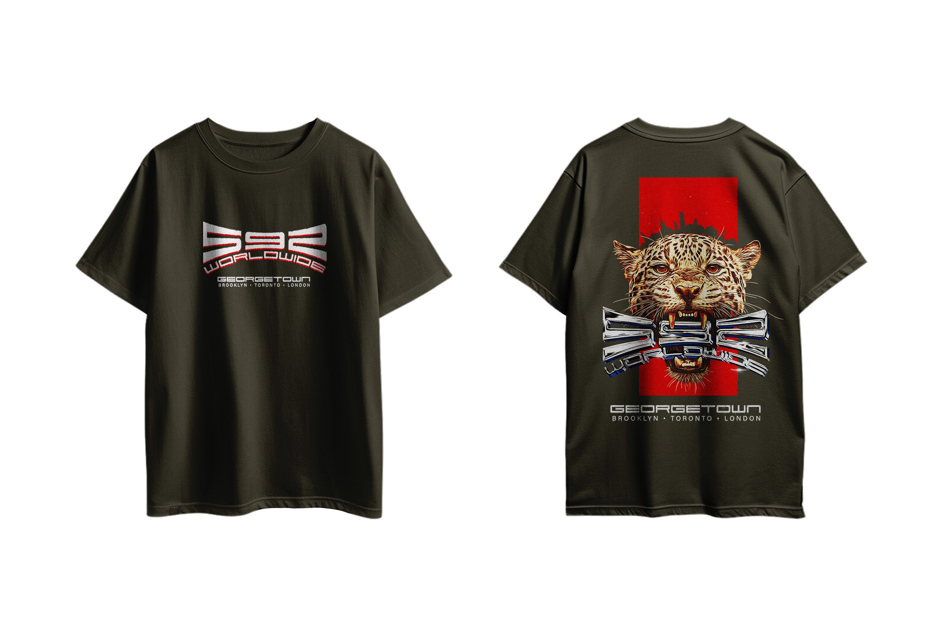 592 Worldwide - Jaguar Oversized T-Shirt