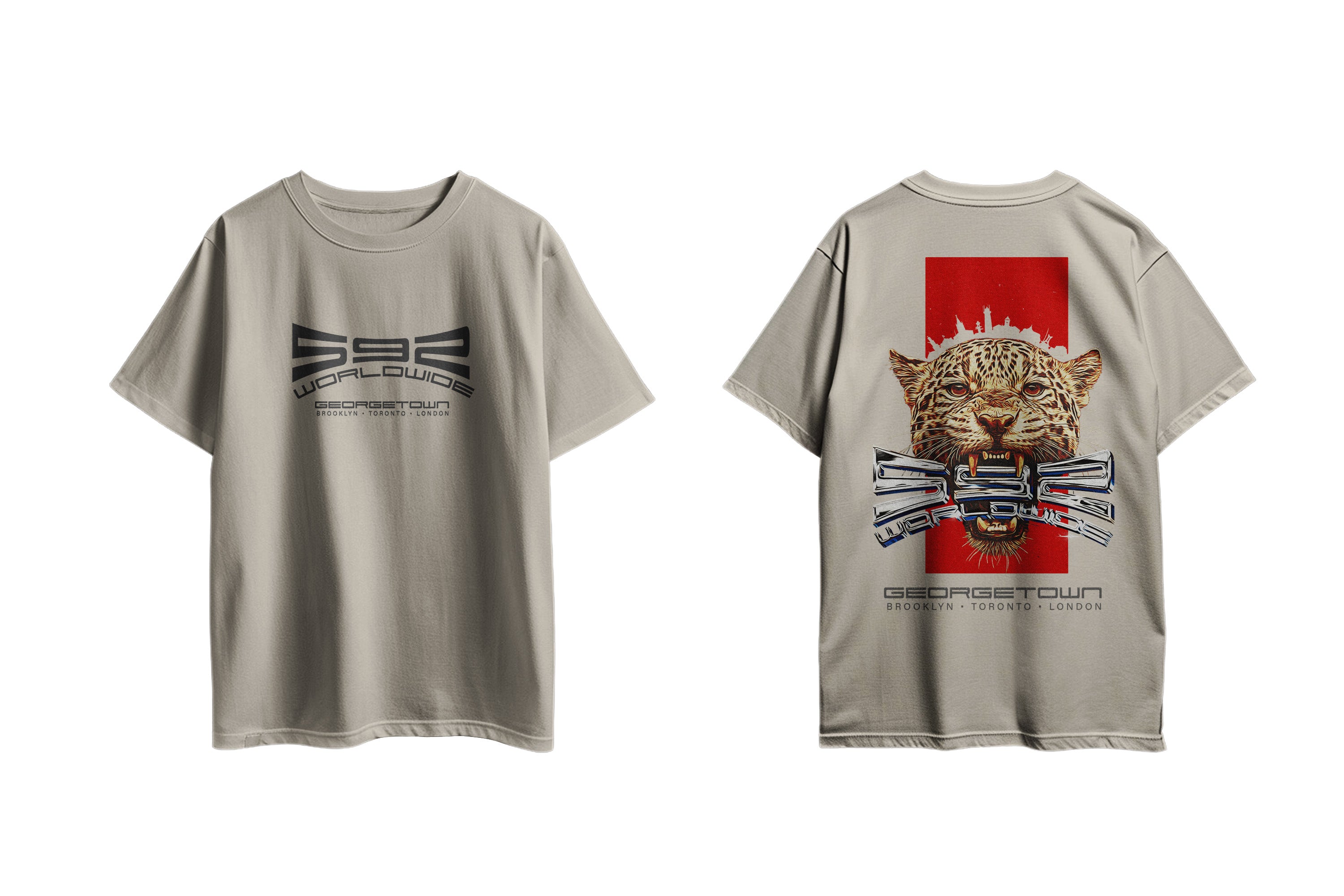 592 Worldwide - Jaguar Oversized T-Shirt